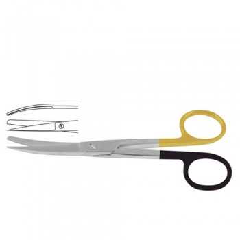 TC Operating Scissor Curved - Sharp/Blunt Stainless Steel, 14.5 cm - 5 3/4"